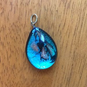 Dichroic glass pendant